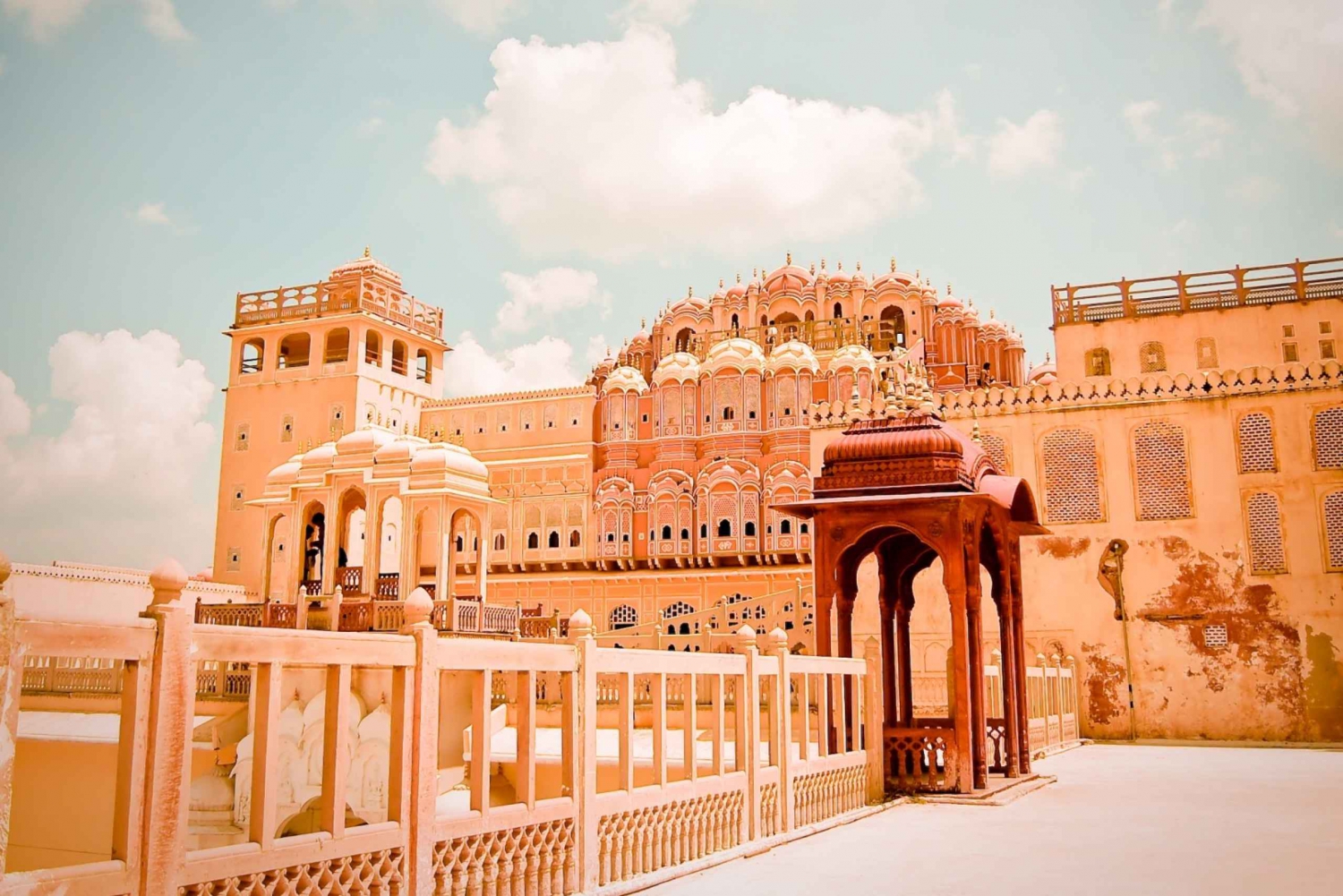 De Delhi: Private Pink City Tour para Jaipur de carro