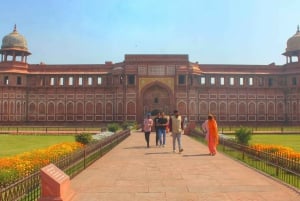 Au départ de Delhi : visite privée du Taj Mahal en voiture avec chauffeur