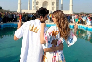 Fra Delhi: Taj Mahal-tur samme dag med Chambal Safari