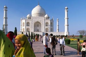 Da Delhi: escursione di un giorno al Taj Mahal e ad Agra con Fatehpur Sikri