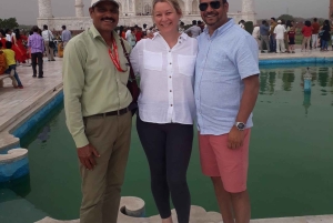 Z Delhi: Tadź Mahal i Fort Agra z popularnym przewodnikiem