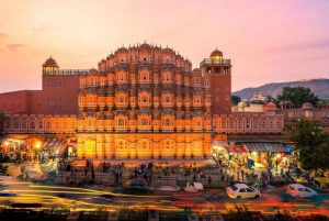 Z Jaipur: 2-dniowa wycieczka z przewodnikiem po Różowym Mieście z 3-gwiazdkowym hotelem