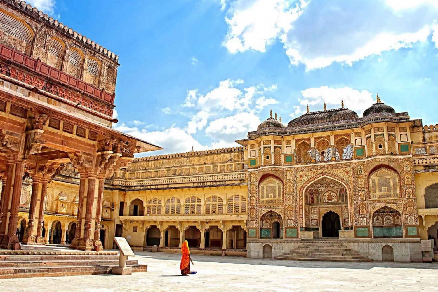 De Jaipur: Excursão de dia inteiro a Jaipur com guia turístico e táxi
