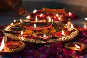Från Jaipur: Hawa Mahal & Diwali Street Walk Tour