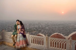 Vanuit Delhi: Privétour langs de hoogtepunten van Jaipur met 5* lunch