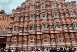 Fra Jaipur: Samme dag bytur med bil og guide