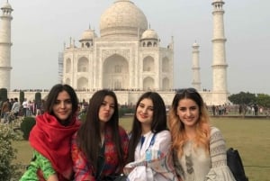 Van Jaipur: Jaipur Agra-tour op dezelfde dag met Taj Mahal