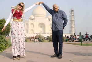 Depuis Jaipur : Visite du Taj Mahal et de Fatehpur Sikri le même jour