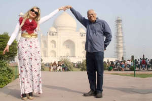 Från Jaipur: Taj Mahal-tur samma dag med Fatehpur Sikri