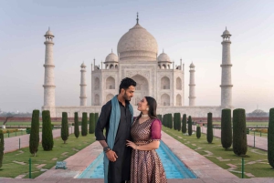 Jaipurista: Taj Mahalin ja Agran linnoituksen retki lounaalla