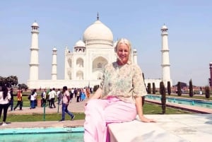 De Jaipur: viagem privada de um dia ao Taj Mahal e Agra com traslado