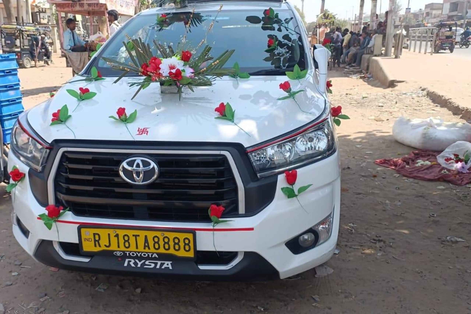 De Jaipur para Agra, traslado de ida com veículo AC