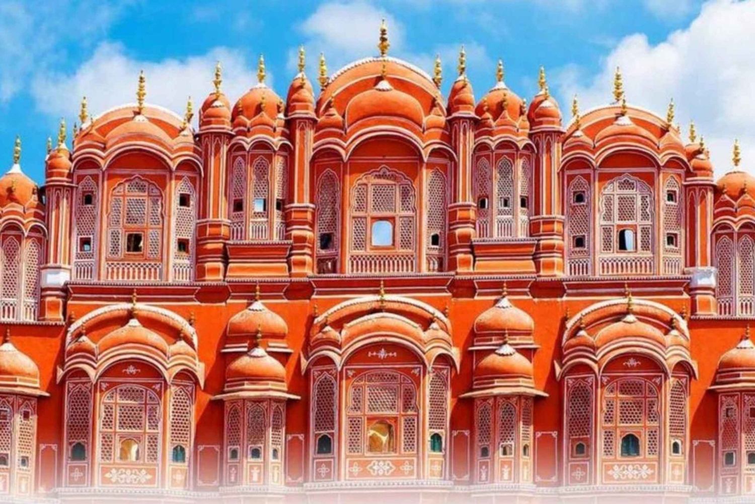 De Nova Délhi: Tour guiado na cidade de Jaipur com serviço de busca no hotel