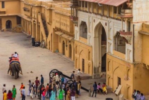 Jaipur: Dagsutflykt med bil och guide