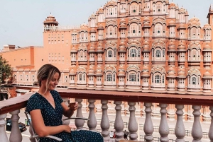 Fra New Delhi: Jaipur Privat byrundtur i bil