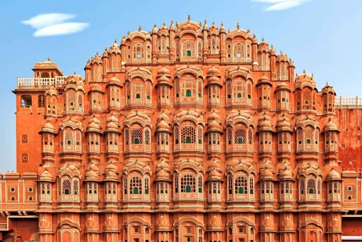 De Nova Délhi: Tour guiado na cidade de Jaipur com serviço de busca no hotel