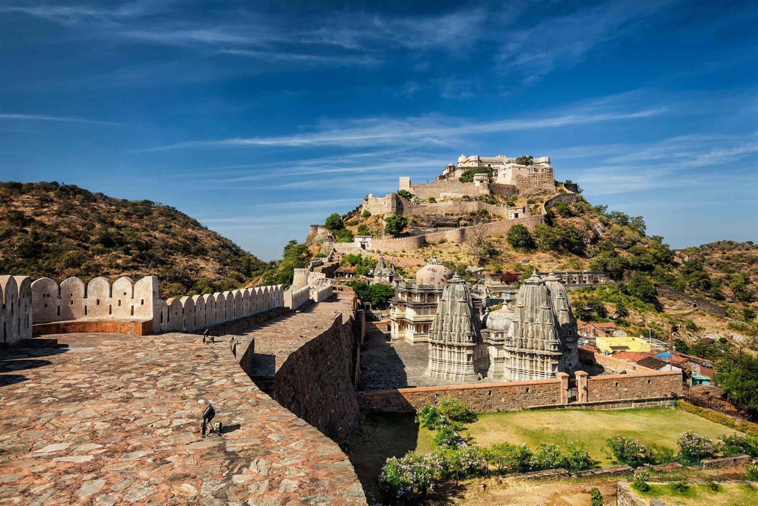 Udaipurista: Kumbhalgarh ja Ranakpur-temppeli päiväretki