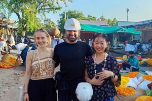 Jaipur: Ochtendfietstour met gids en culinaire tour