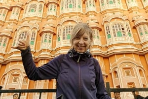 Jaipur: Ochtendfietstour met gids en culinaire tour