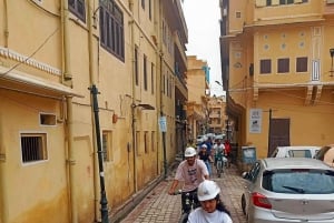 Jaipur: Ochtendfietstour met gids en culinaire tour