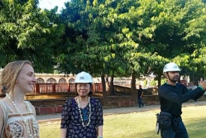 Jaipur: Ochtendfietstour met gids en culinaire tour