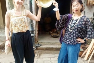 Jaipur: Ochtendfietstour met gids en culinaire tour