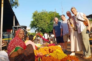 Jaipur: Ochtendfietstour met gids en culinaire tour