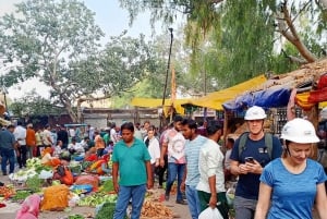 Jaipur: Ochtendfietstour met gids en culinaire tour