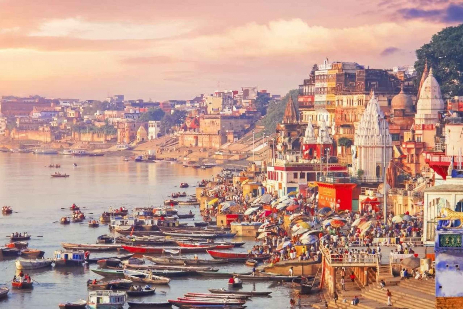 6 dages tur i Den Gyldne Trekant med spirituelt besøg i Varanasi