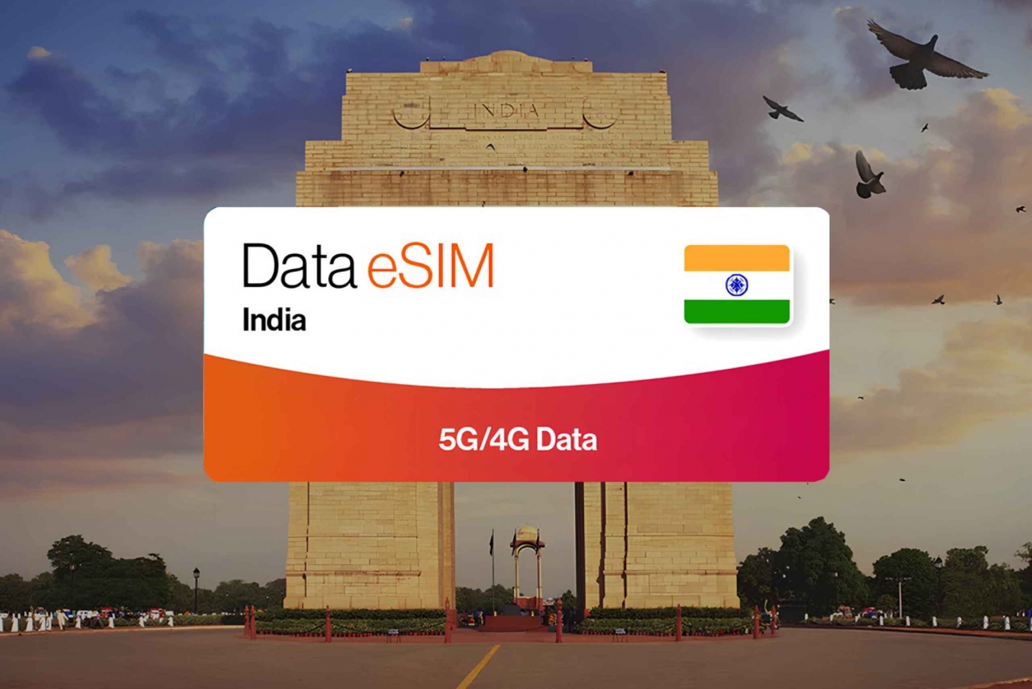 India: Plan de datos eSIM para turistas