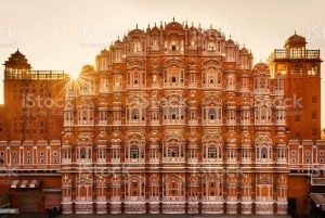Jaipur: luchthavenfotoservice per privéauto.