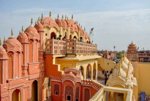 Jaipur : Visite privée tout compris du fort d'Amer et de la ville de Jaipur