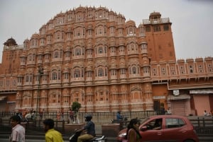 Jaipur: Tour di un giorno del Forte di Amber, del Palazzo della Città e dell'Hawa Mahal