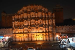 Jaipur: Tour di un giorno del Forte di Amber, del Palazzo della Città e dell'Hawa Mahal