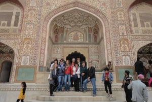 Jaipur: Tour di un giorno del Forte di Amber, del Palazzo della Città e dell'Hawa Mahal