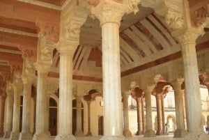 Jaipur: Tour di un giorno del Forte di Amber, del Palazzo della Città e dell'Hawa Mahal
