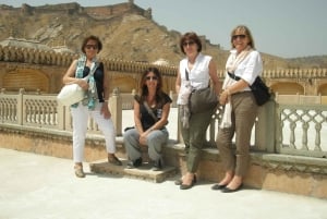 Jaipur: Tour di un giorno del Forte di Amber, del Palazzo della Città e dell'Hawa Mahal