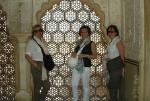 Jaipur: Tour di un giorno del Forte di Amber, del Palazzo della Città e dell'Hawa Mahal