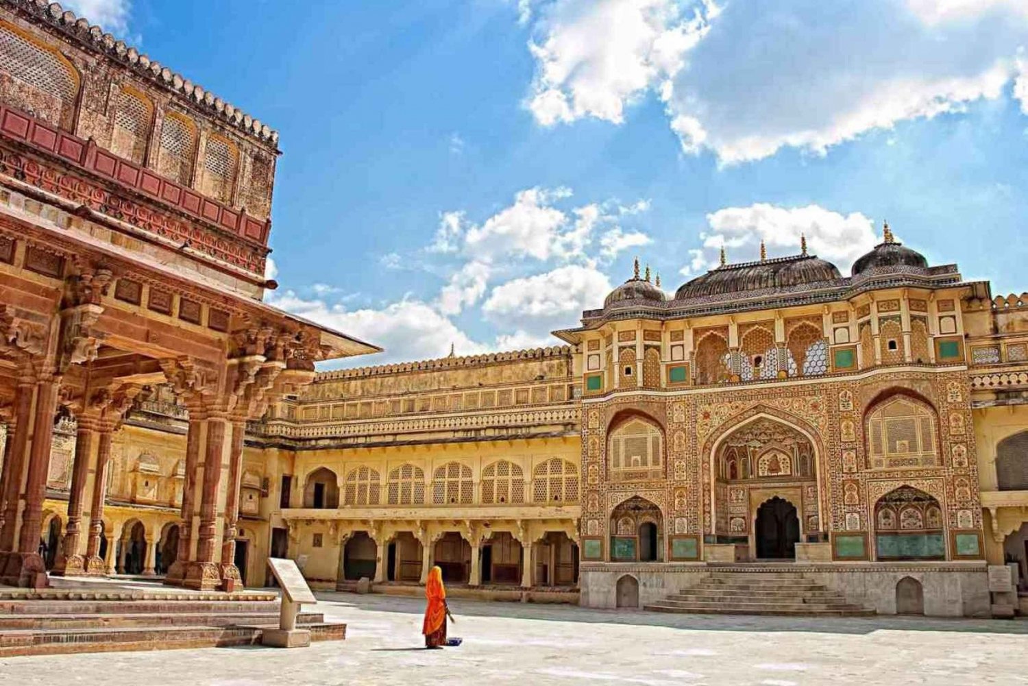 Jaipur: Amber Fort, stadspaleis en Hawa Mahal privétour