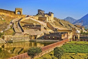 Jaipur: Amber Fort, Jal Mahal en Hawa Mahal privétour
