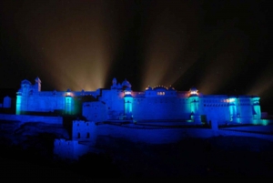 Spectacle son et lumière du fort d'Amber de Jaipur avec dîner
