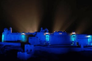 Jaipur: Amber Fort lys- og lydshow med middag