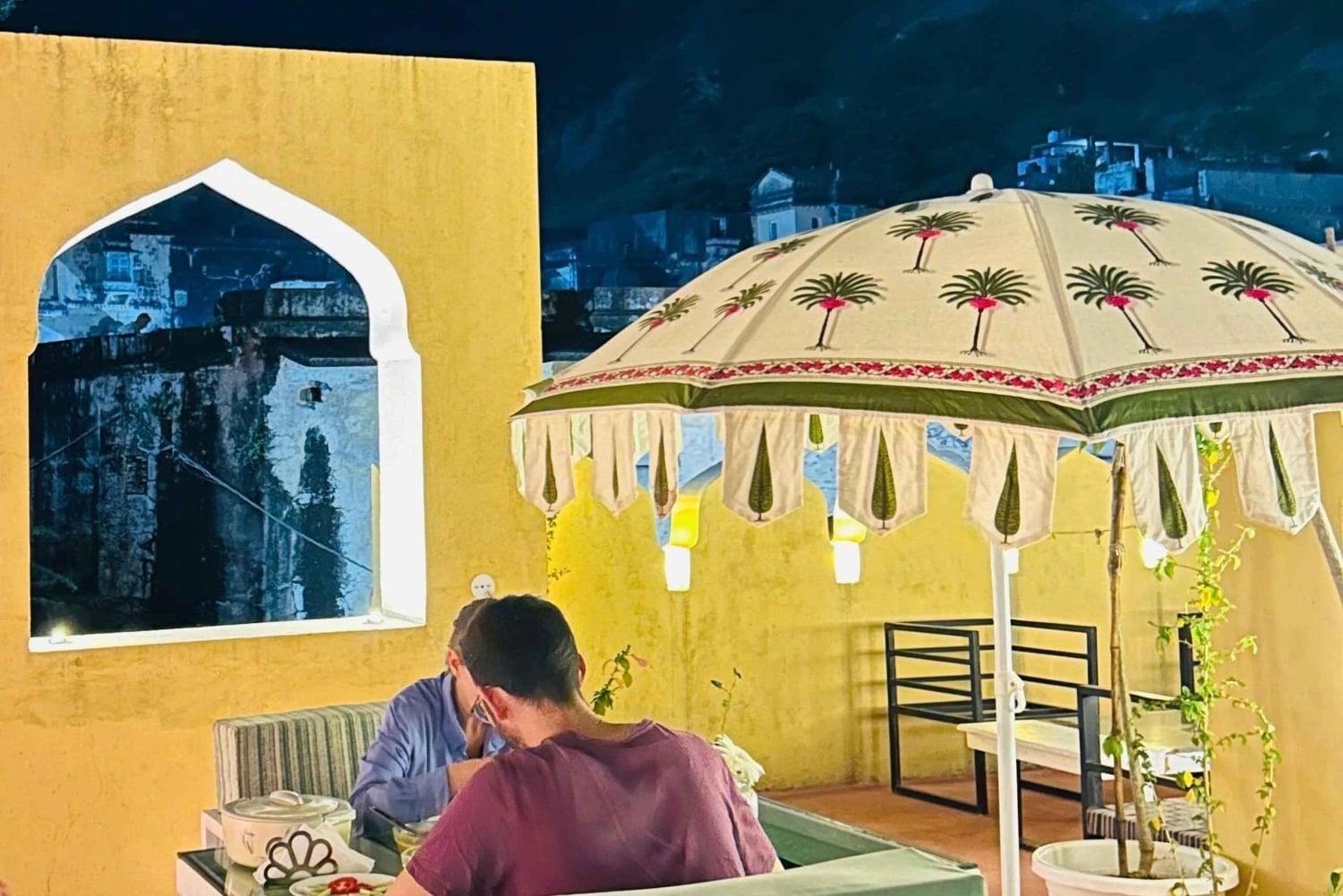 Jaipur : cours de cuisine sur le toit du fort d'Amer avec dîner