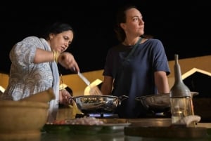 Jaipur : cours de cuisine sur le toit du fort d'Amer avec dîner