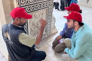 Jaipur : cours de cuisine sur le toit du fort d'Amer avec dîner