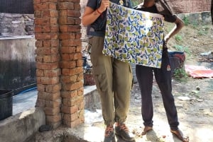 Jaipur: blokktrykkverksted i Bagru-landsbyen