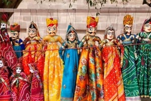 Jaipur: Lokal byvandring i Bapu Bazaar med gademad