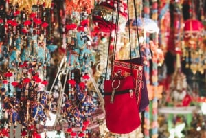 Jaipur: Lokal byvandring i Bapu Bazaar med gademad
