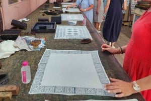 Jaipur: Workshop blokdrukken in het hart van het stadscentrum