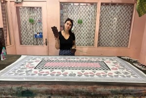 Jaipur: Workshop blokdrukken in het hart van het stadscentrum